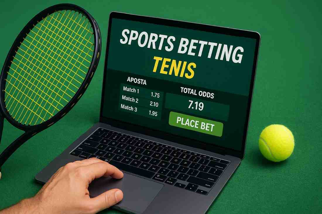 Tela de apostas de tênis ao vivo no aplicativo 779BET